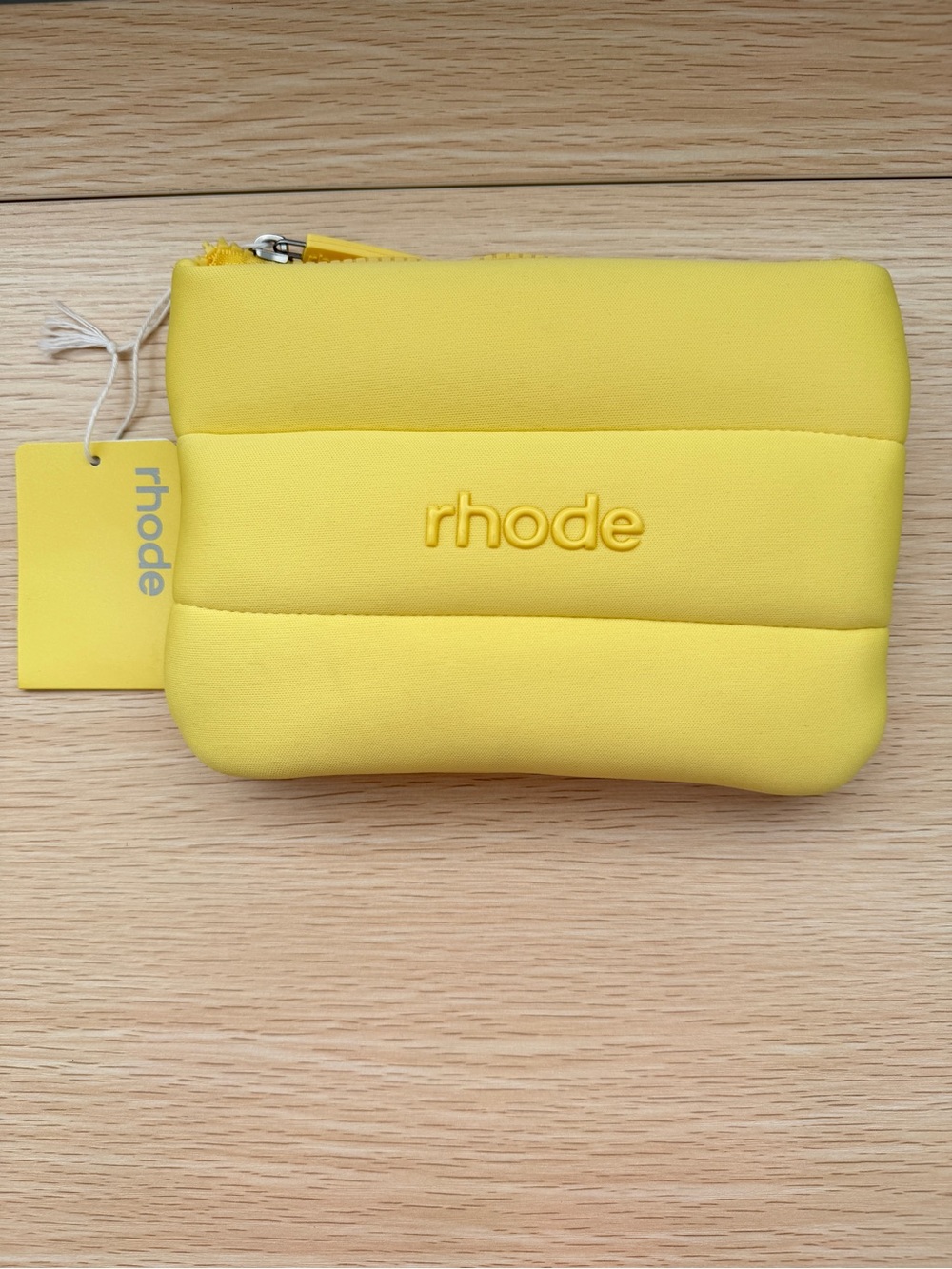 RHODE Bright Yellow Bubble Bag